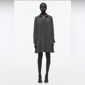 NWT!! Printed Shirt Dress